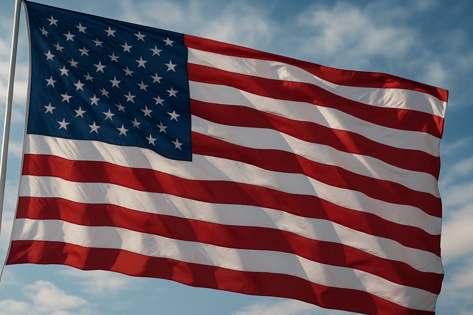 American flag representing Diamond Group's U.S. military veteran patrol officers